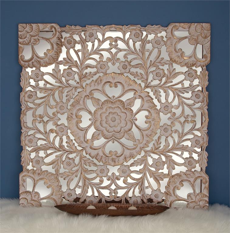 Wood Floral Wall Decor