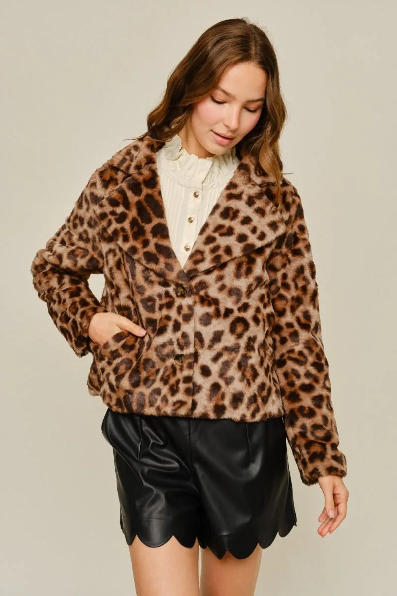 Leopard Fur Jacket