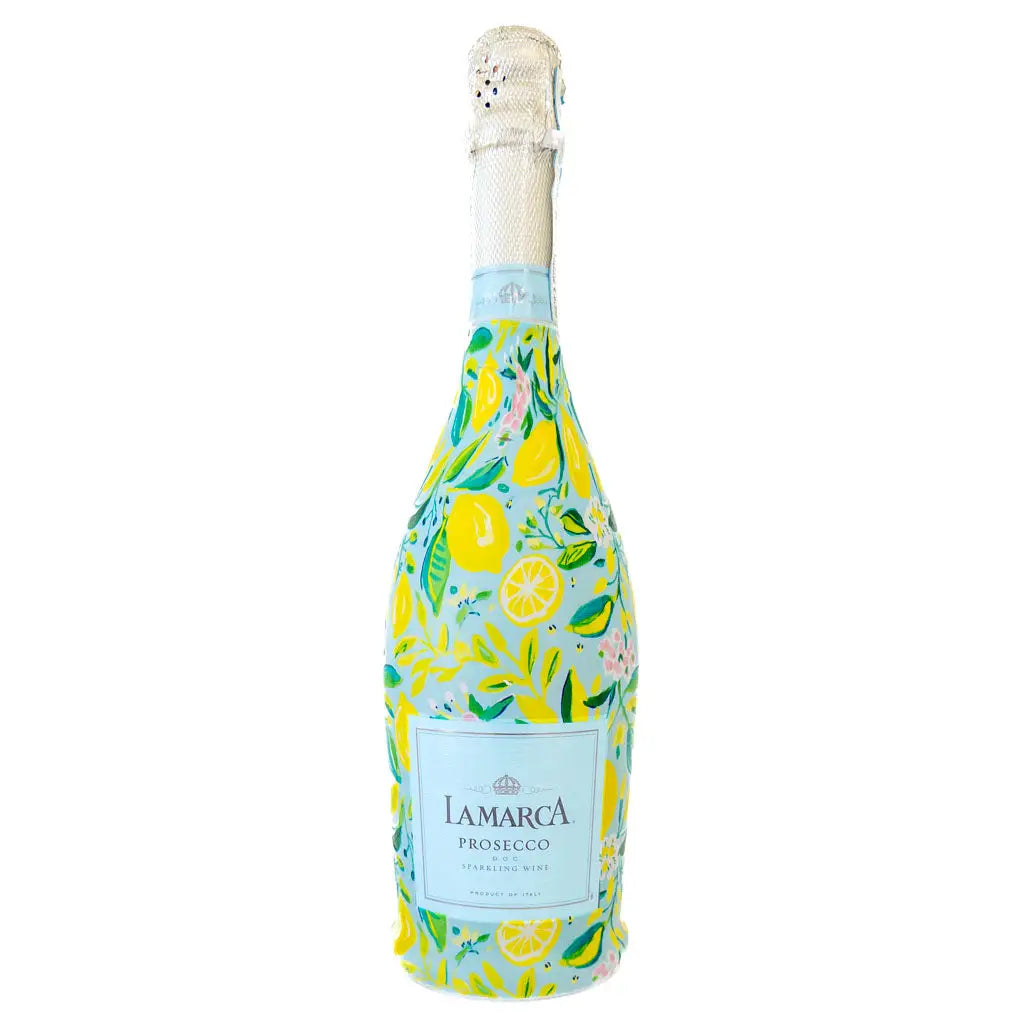 Preppy Lemons Bottle Wrap