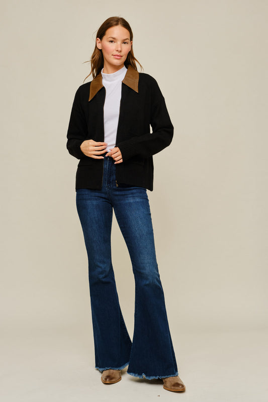 Jodifl Sweater Cardigan with Zipper