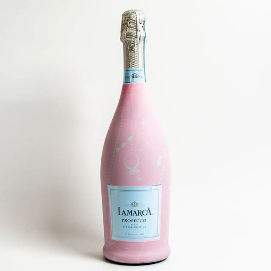 Pink Pearls Bottle Wrap