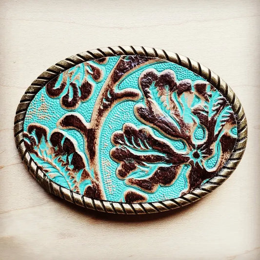 Jewelry Junkie – Rope Edge Leather Belt Buckle