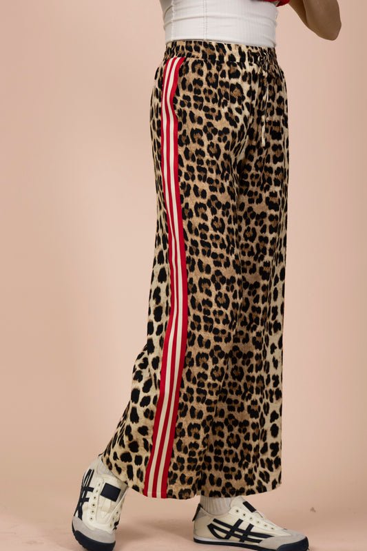 Mocha Mix Pants Side Stripe