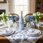 Blue Easter Bunny Toile Bottle Wrap