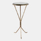 Gold Glass Top Table