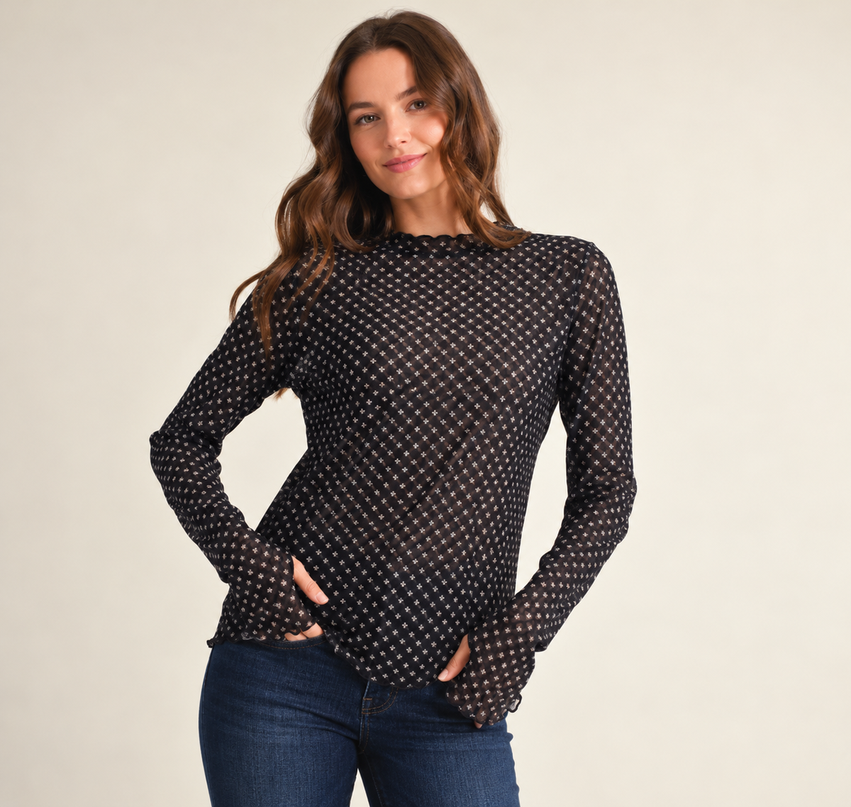 JODIFL Polka Dot Blouse