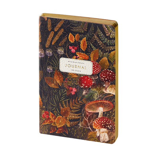Fairy Tale Vegan Journal Leather Forest Mushrooms