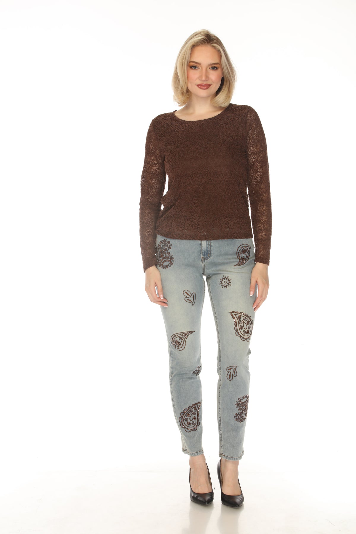 AZI Long Sleeve Tootsie Top