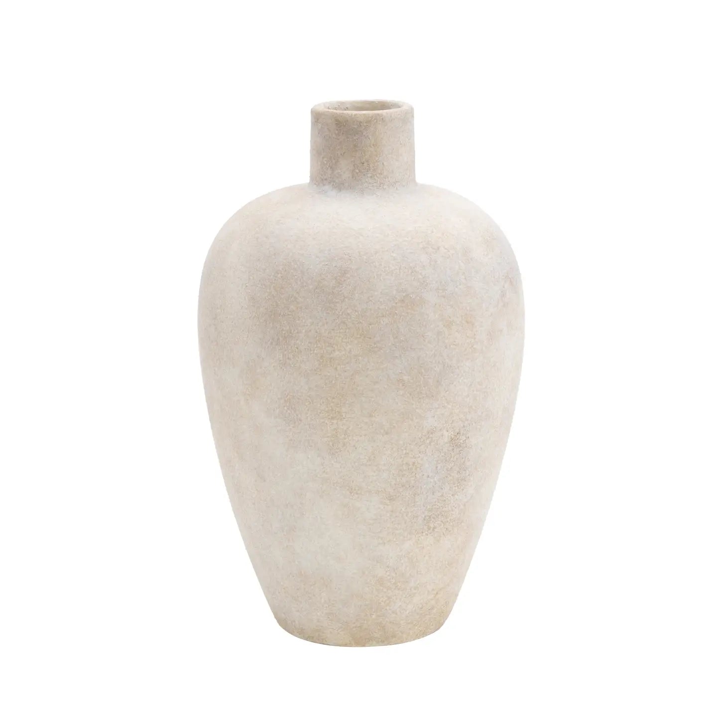 Rustic Cream Ceramic Vase
