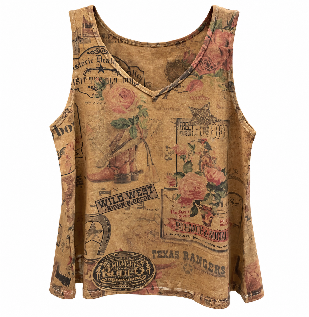 Origami FAUX SUEDE TANK TOP