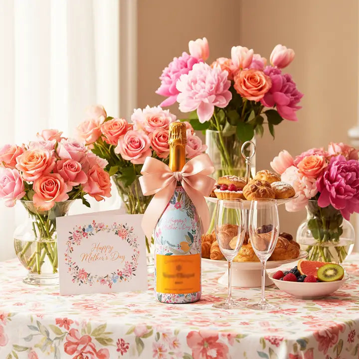 Mother's Day Meadows Bottle Wrap
