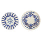 Blue Floral Nested Platter Set