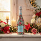 Holiday Bloom Prosecco Bottle Wrap