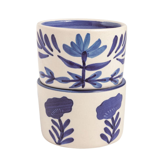 Flower Blue Flower Tidbit Set
