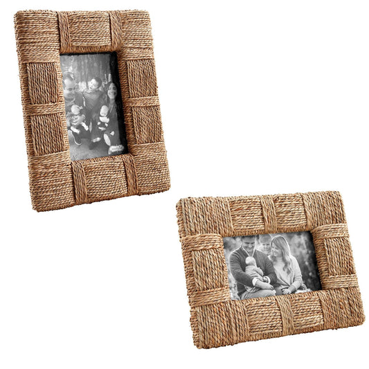 Woven 5x7 Natural Seagrass Frame