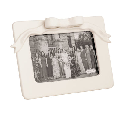 Ceramic Bow Picture Frame