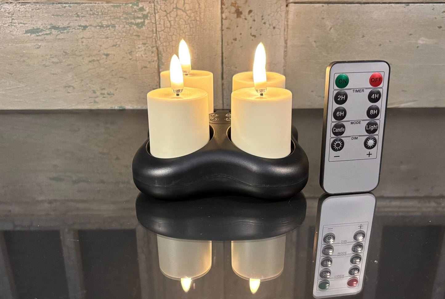 Radiance Rechargeable Votive Candles Set of 4