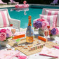 Pastel Blue Mahjong Bottle Wrap
