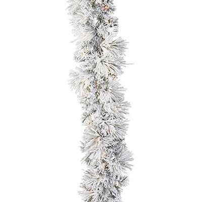 9x14 Iceland Fir Flocked Garland