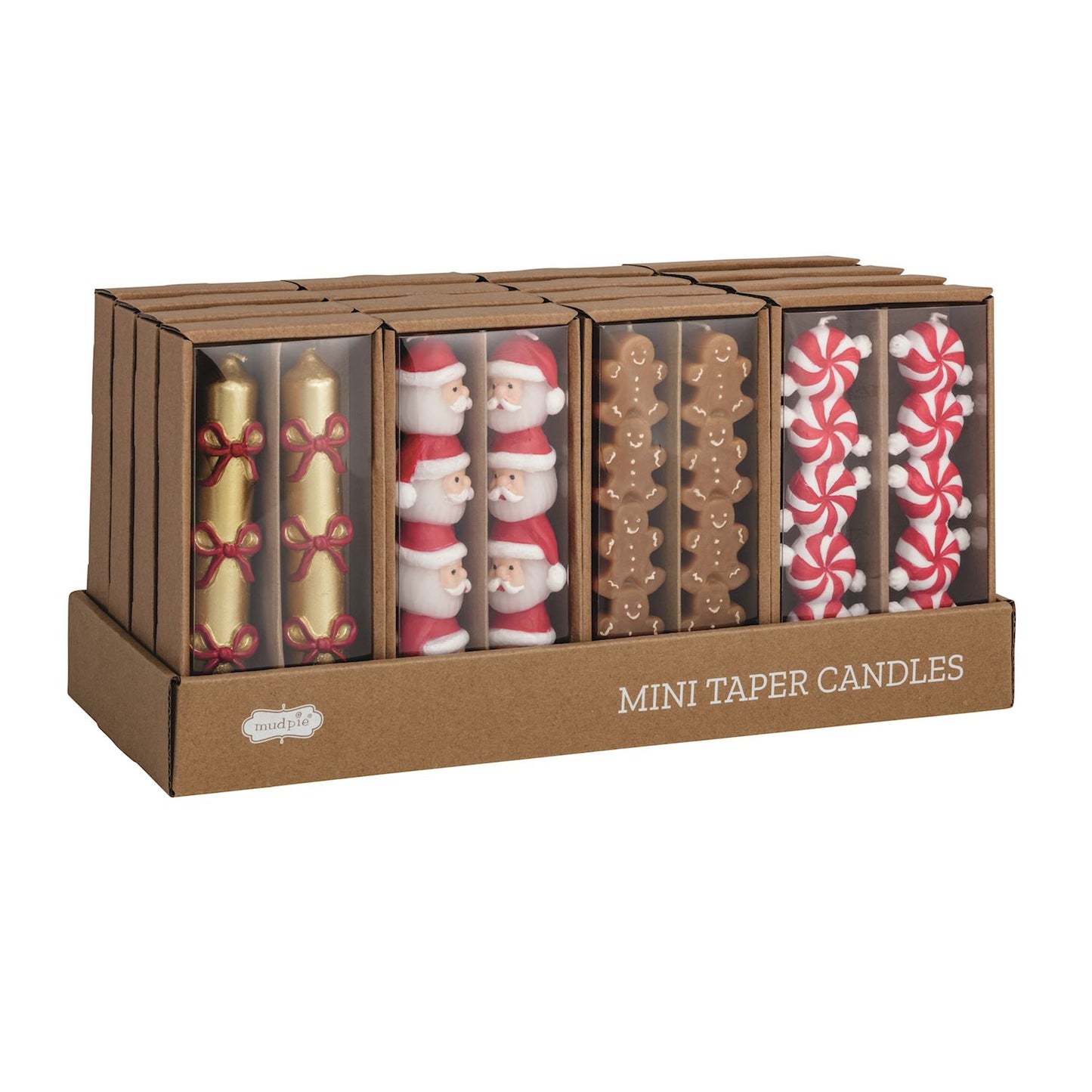 Christmas Mini Taper Candle Set