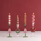 Christmas Mini Taper Candle Set