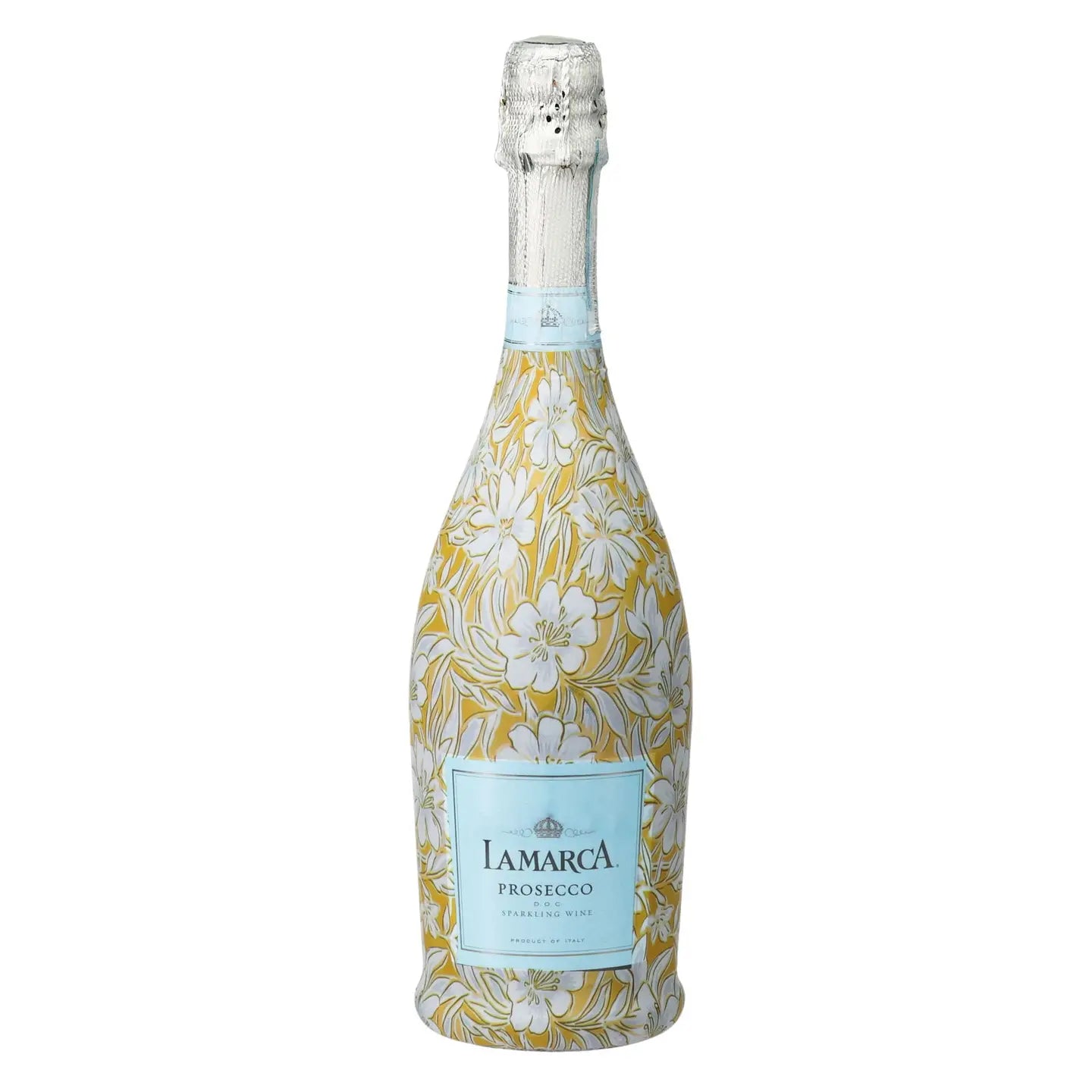 Grandmillennial Gold Flower Bottle Wrap