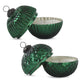 Mercury Glass Green Ornament Candle