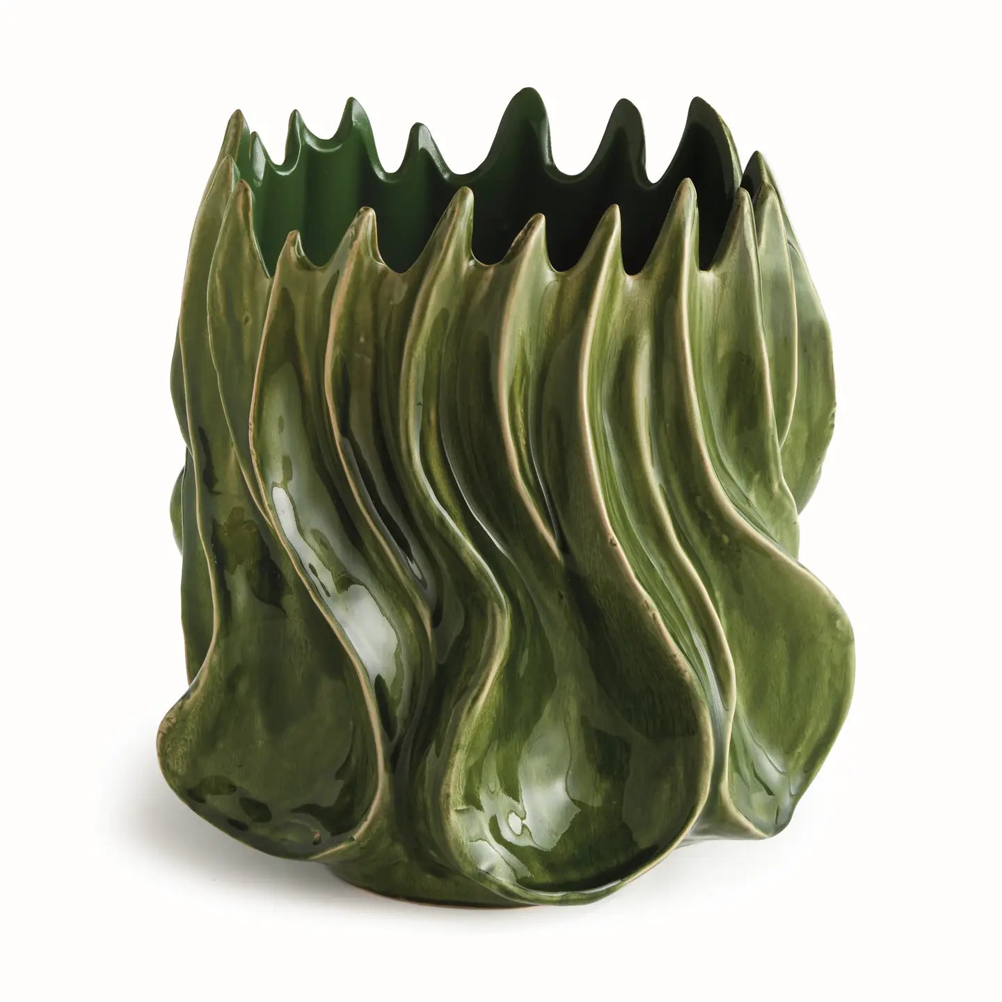 Callista Green Vase