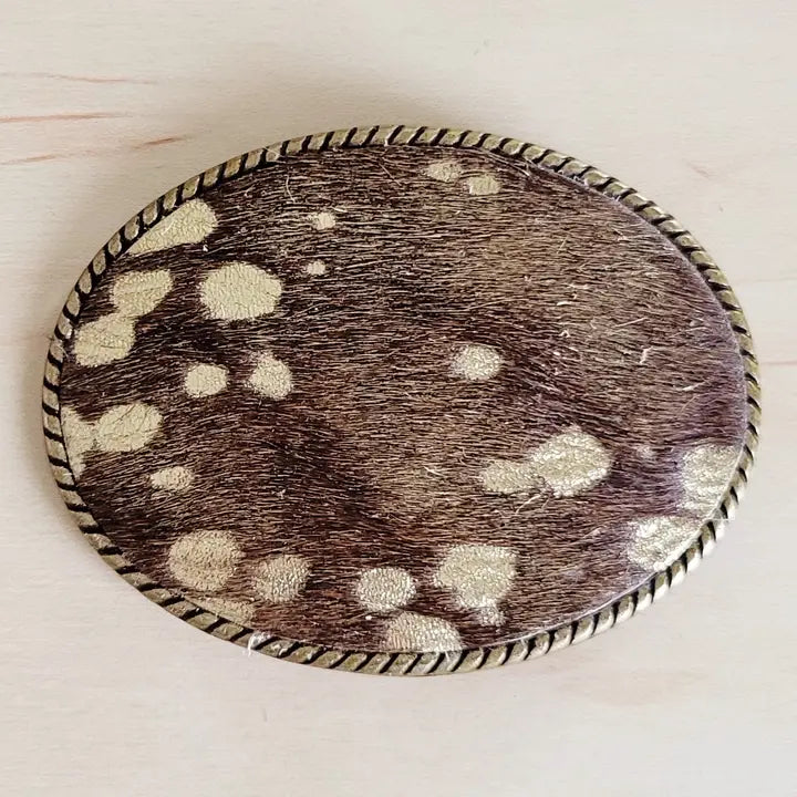 Jewelry Junkie – Rope Edge Leather Belt Buckle