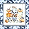 Chinoiserie Pumpkin Topiary