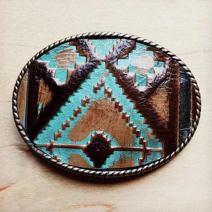 Jewelry Junkie – Rope Edge Leather Belt Buckle