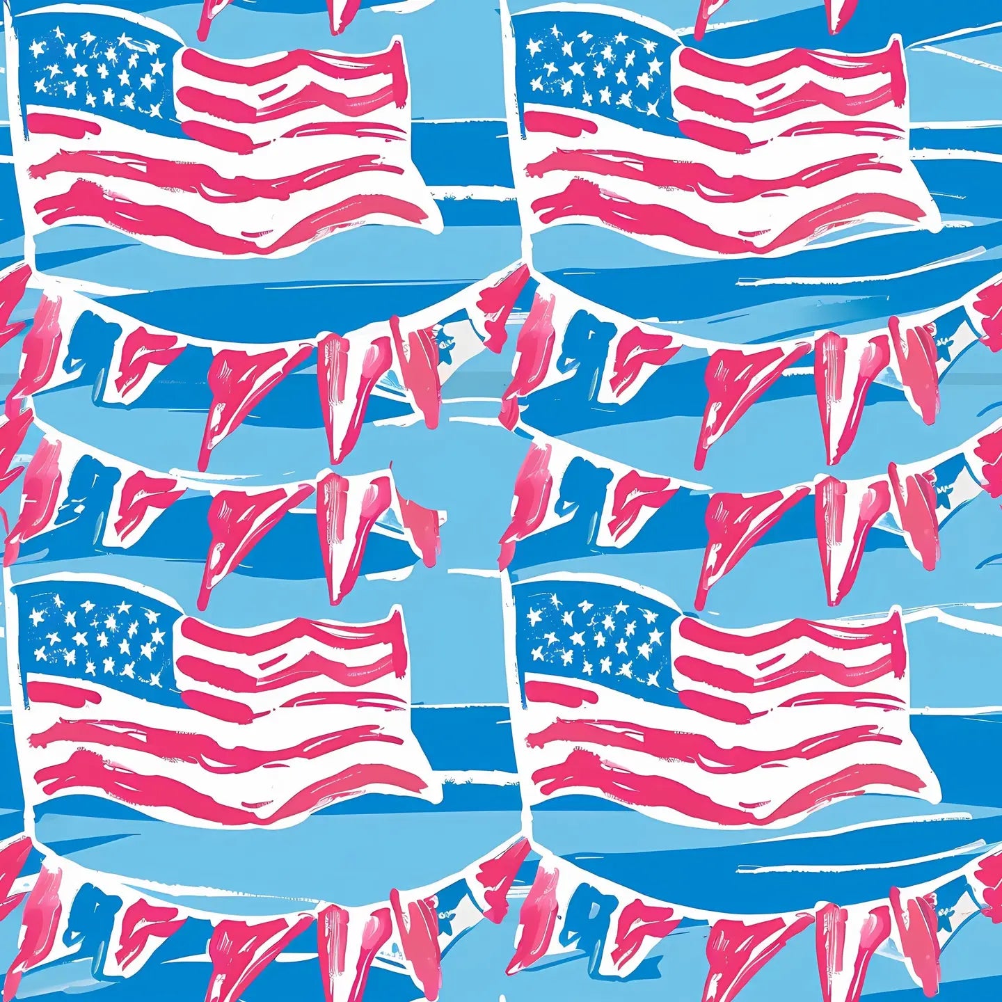 Stars and Stripes Bottle Wrap