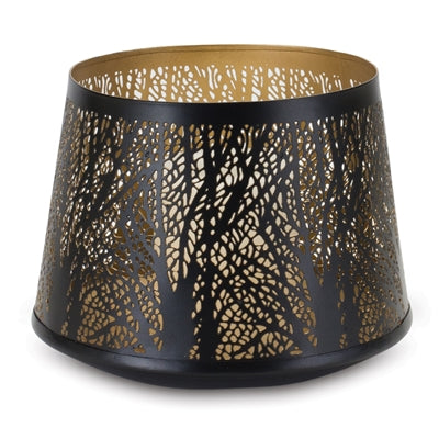 Metal Leaf Candle Holders