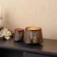 Metal Leaf Candle Holders