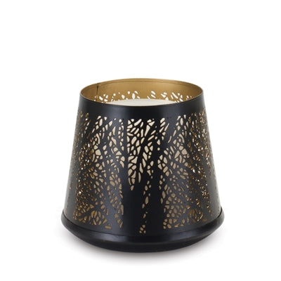 Metal Leaf Candle Holders