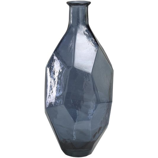 Blue Recycled Vase