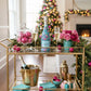 Twinkling Lights & Ornaments Prosecco Bottle Wrap