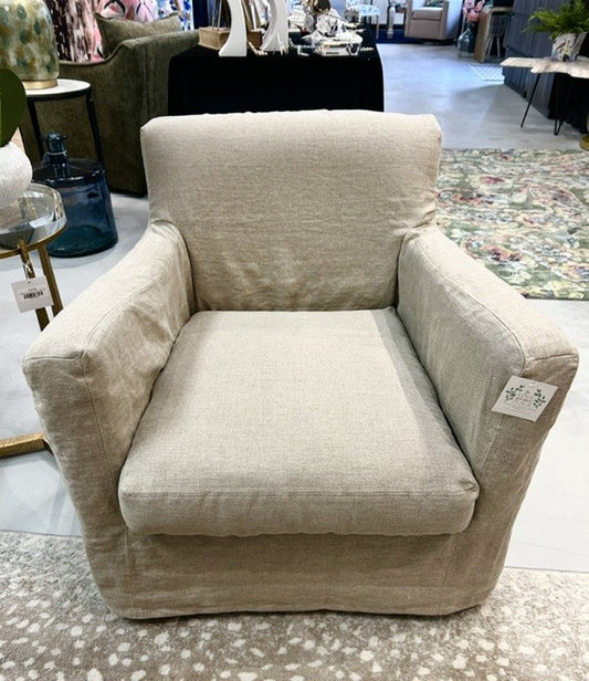 Bandol Slip Cover Swivel Chair