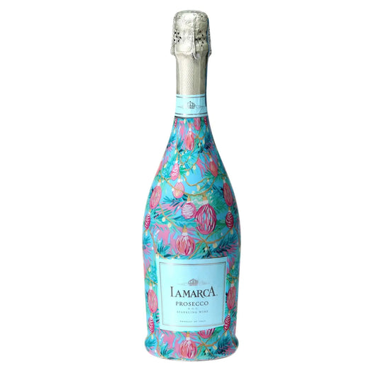 Twinkling Lights & Ornaments Prosecco Bottle Wrap
