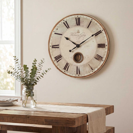 Uttermost Harrison Gray 23" Clock