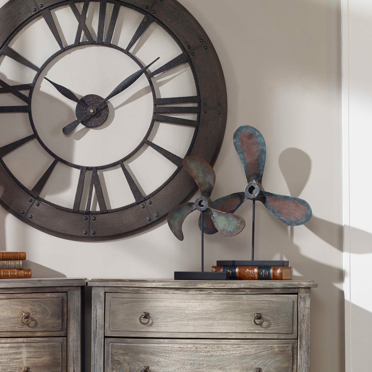 Uttermost Propellers Rust Sculptures Set/2