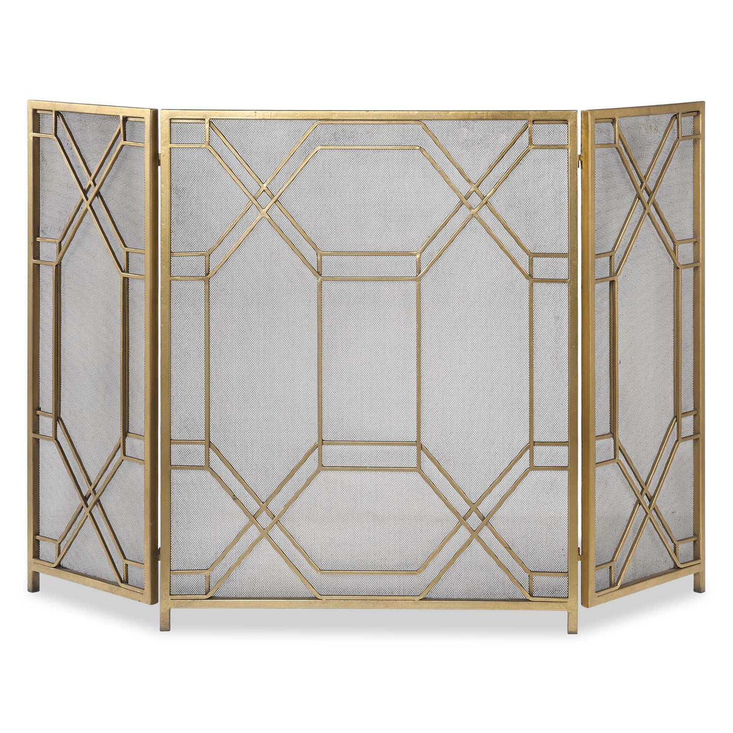 Uttermost Rosen Gold Fireplace Screen