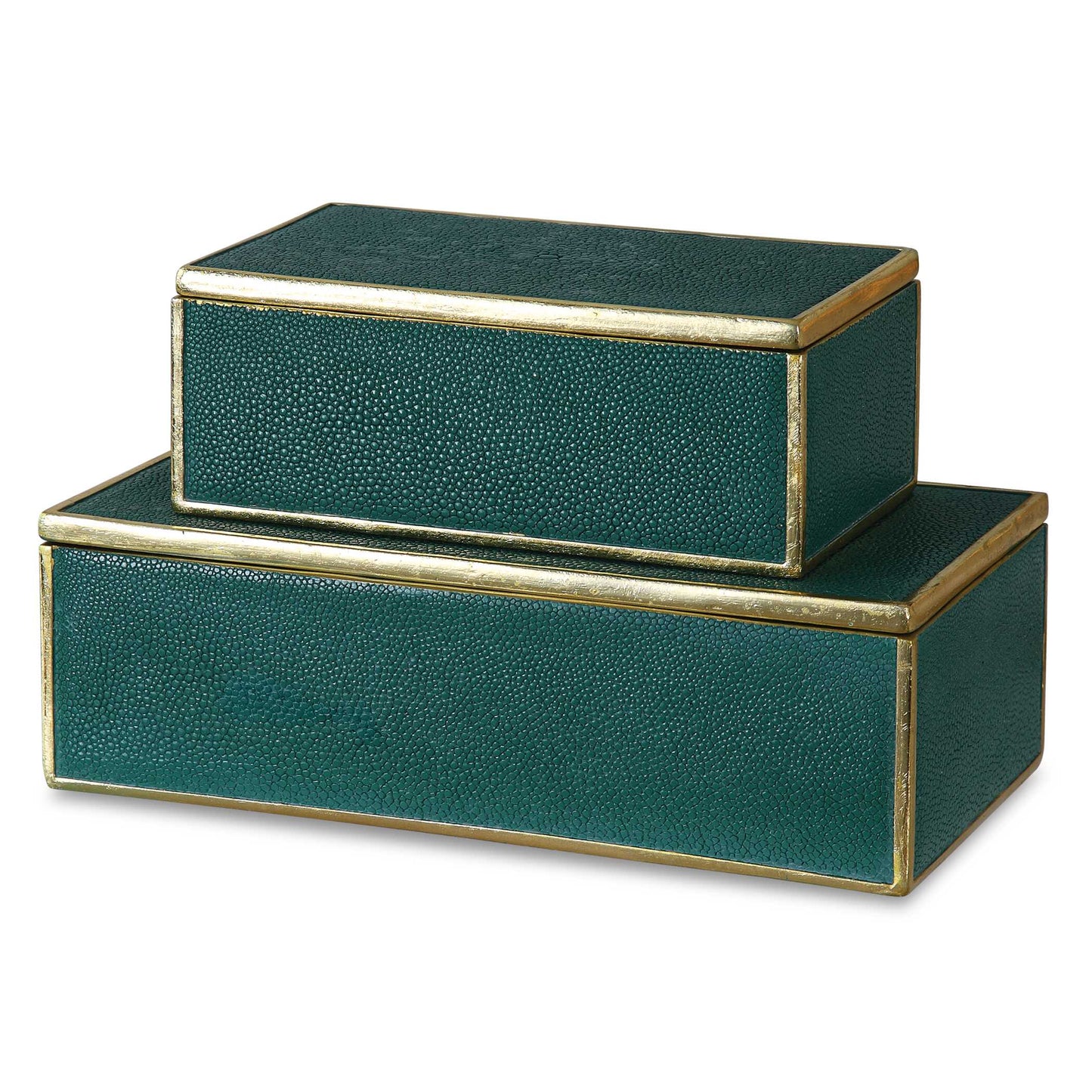 Uttermost Karis Emerald Green Boxes Set/2