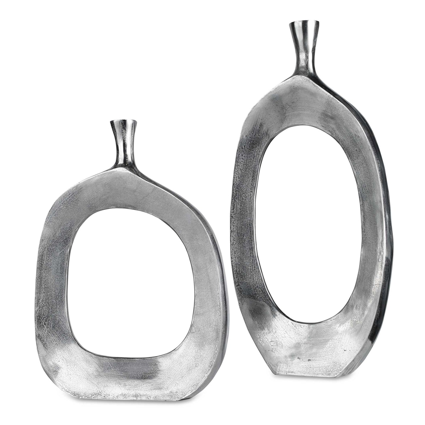 Uttermost Cierra Aluminum Vases Set/2