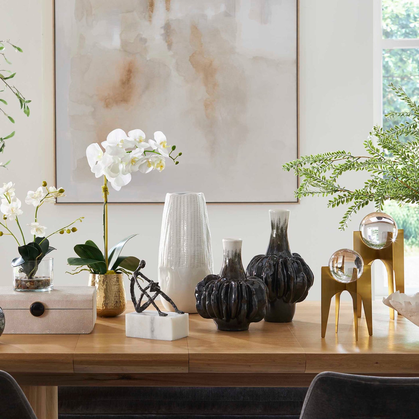 Uttermost Ellianna Crystal Spheres Set/2