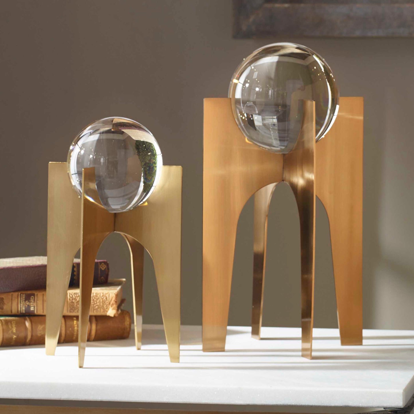 Uttermost Ellianna Crystal Spheres Set/2