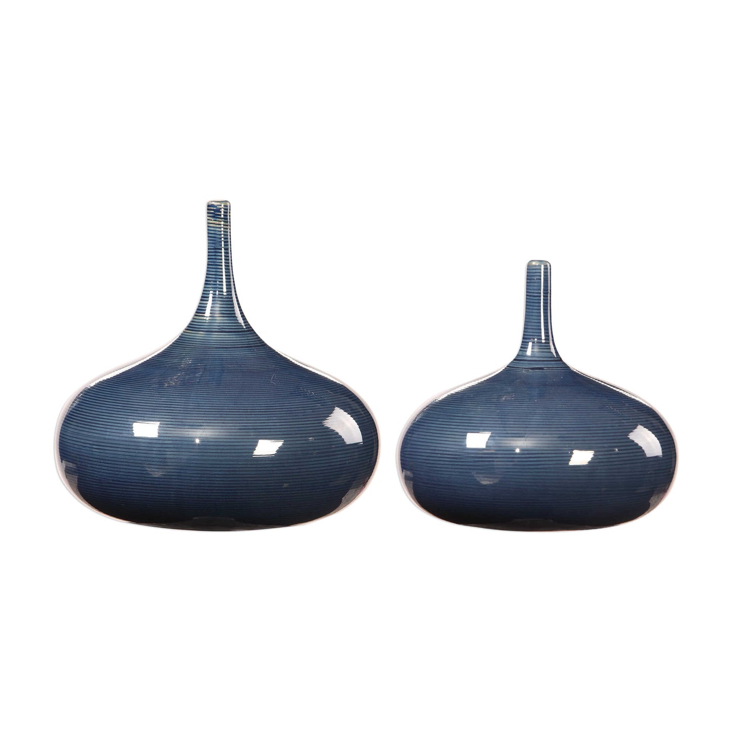 Uttermost Zayan Blue Vases Set/2