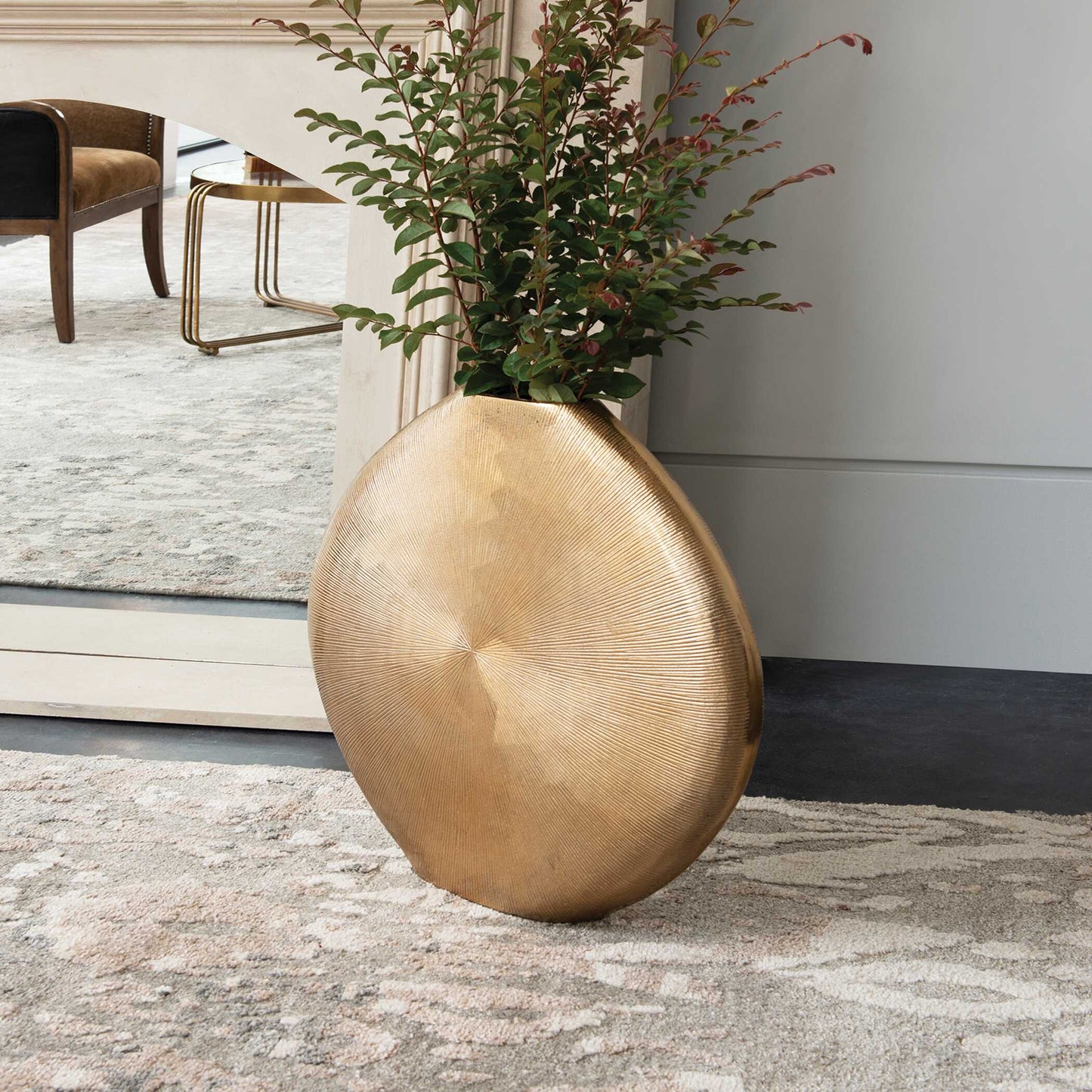 Uttermost Gretchen Gold Vase