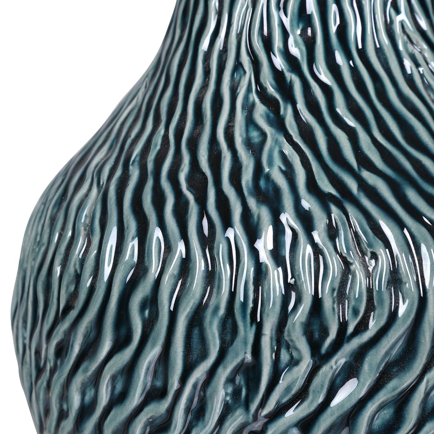Uttermost Almera Dark Teal Bottles Set/2