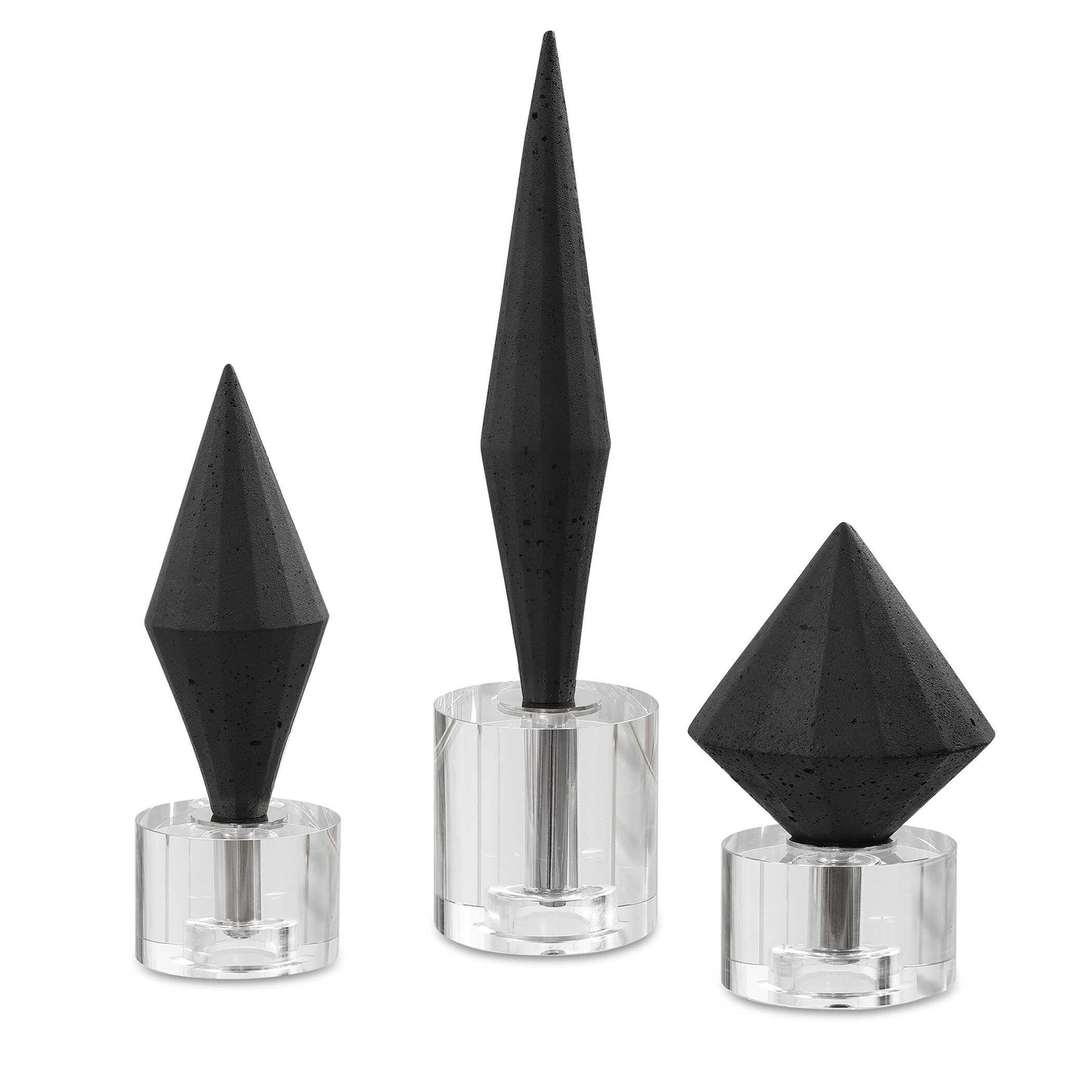 Uttermost Alize Black Sculptures Set/3